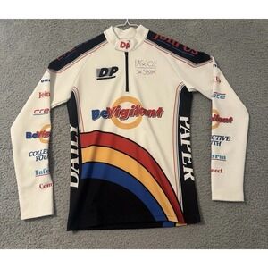 Daily Paper‎ Quarter Zip Pullover Men's Sz Large Logo  Athletic Casual